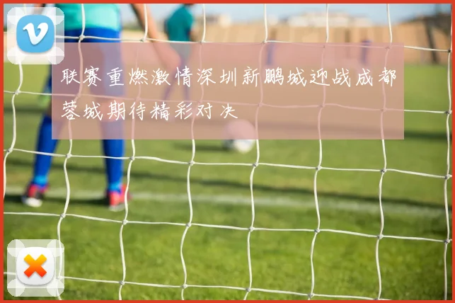 联赛重燃激情深圳新鹏城迎战成都蓉城期待精彩对决